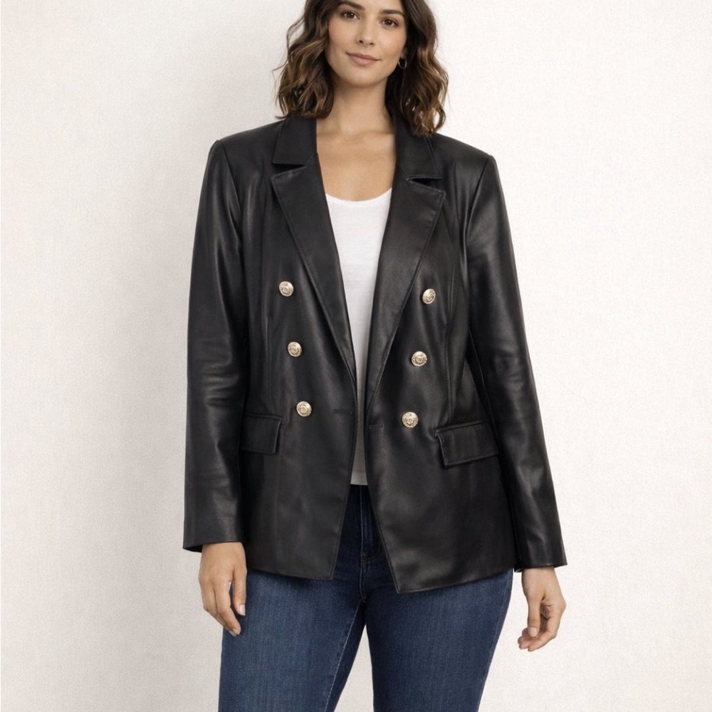 Dennis Basso Elegant Black Jacket Blazer Outerwear